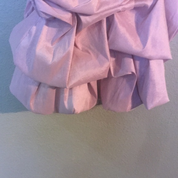 Pink Masquerade Size 3/4 Strapless Prom Dress - Picture 5 of 7